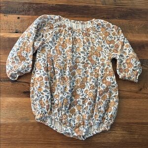 Rylee + Cru Floral Long Sleeve Baby Onesie 18-24 month